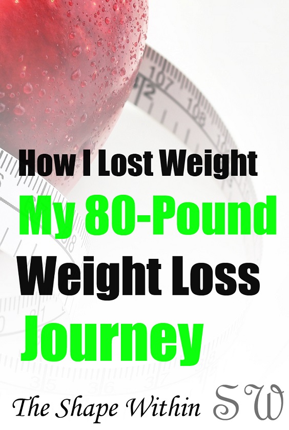 How I lost 80 pounds by eating clean. Read about how I started and finished my weight loss journey, and what I did to lose weight and keep it off | TheShapeWithin.com