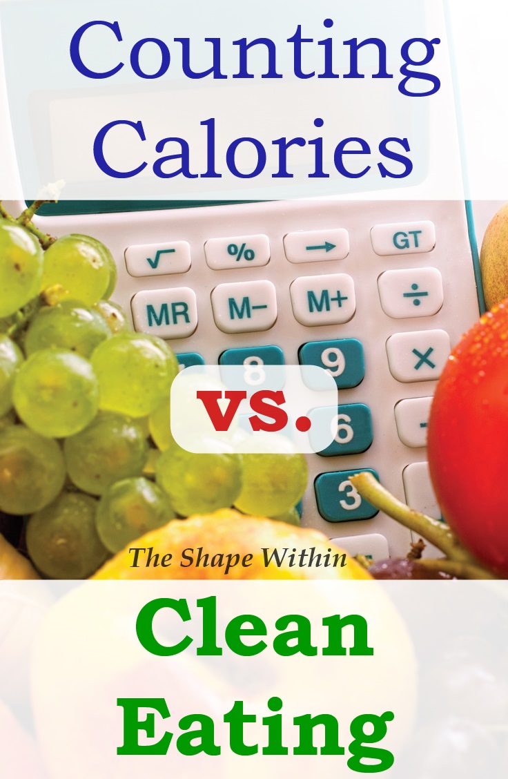 Clean Eating vs Calorie Counting- Why eating healthy is better than eating less, and how clean eating can help you lose lots of healthy weight | TheShapeWithin.com