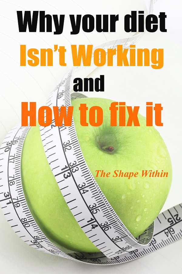 Find out why your diet isn't working and how to fix it so that you are getting great results for your efforts | TheShapeWithin.com