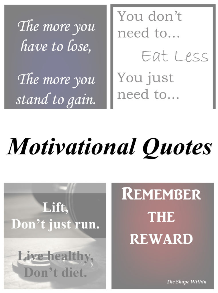 Weight Loss Motivational Quotes Tile