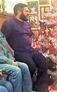 An overweight photo of me on Christmas