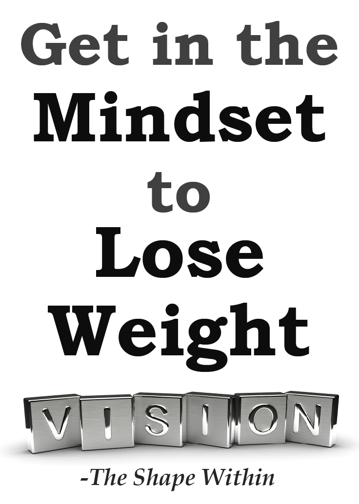 Get in the mindset to lose weight- Prepare yourself for the amazing healthy journey to come, build confidence in your goals, and find motivation to stay on track with weight loss | TheShapeWithin.com
