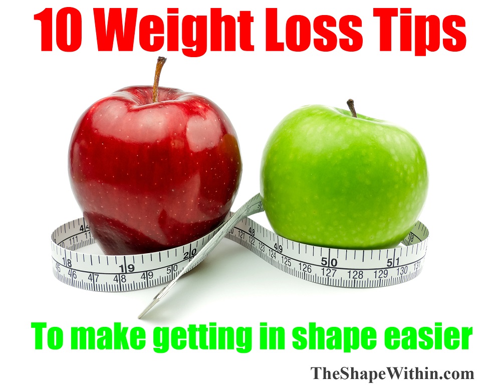 Green and red apples- Weight loss tips that you can use to make losing weight much easier