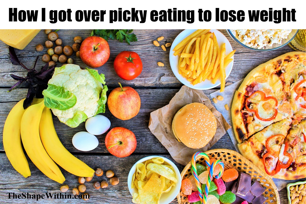 Tempting junk food sitting right beside healthy food- Discover the secret to weight loss for picky eaters