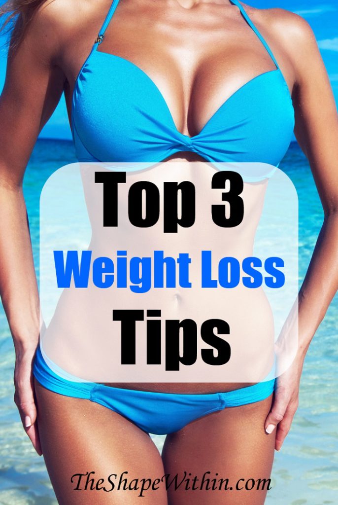 These 3 weight loss tips will help you get started with your weight loss journey, and stick to it until you finally reach your goals. Use these 3 things to help you stick to your healthy diet, lose weight faster, and stay motivated | TheShapeWithin.com