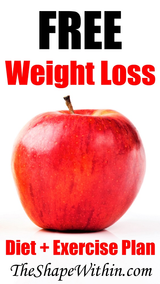 This FREE 8 week diet and exercise plan will show you how to start losing weight by eating healthy fat burning foods and exercising. If you have been wanting to start your weight loss journey you will love this 8 Week Weight Loss Challenge. Learn how to lose weight without counting calories or going hungry | TheShapeWithin.com