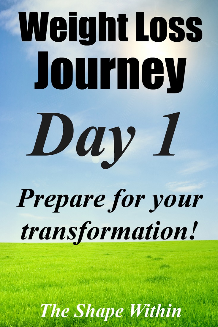 If you want to have an amazing start to your weight loss journey, it helps to spend some time preparing for weight loss. Get ready today to transform yourself tomorrow | TheShapeWithin.com